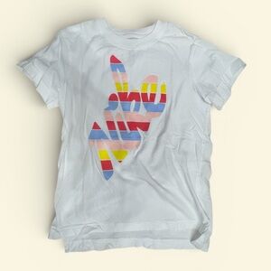 Nike Kids White T-Shirt with Colorful Graphic